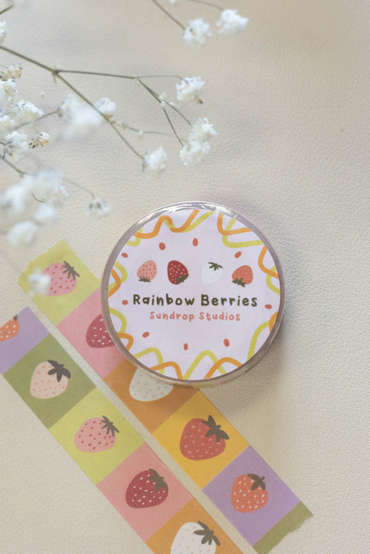 Rainbow Berries Washi Tape