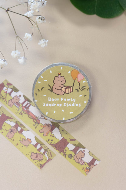 Bear Pawty Washi Tape