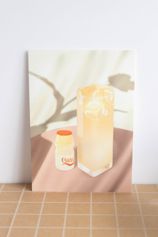 Crafti Boba Yogurt Drink Art Print