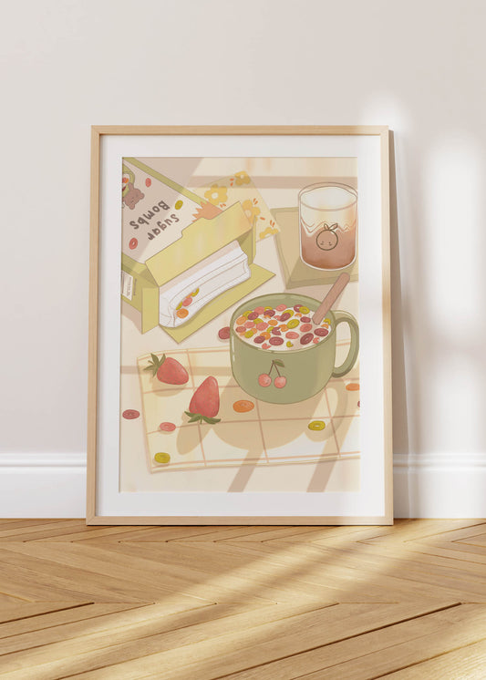 G'Morning Cereal Poster