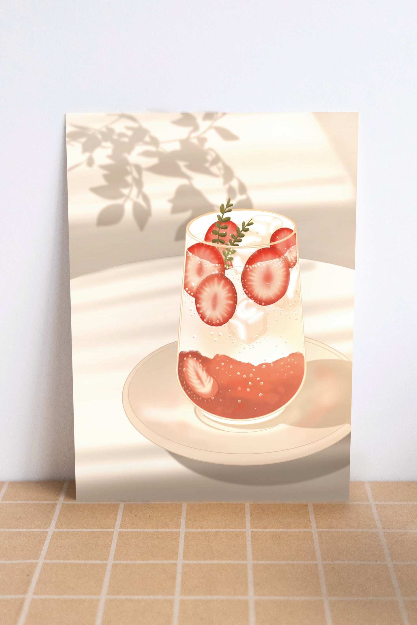 Strawberry Vibes Art Print