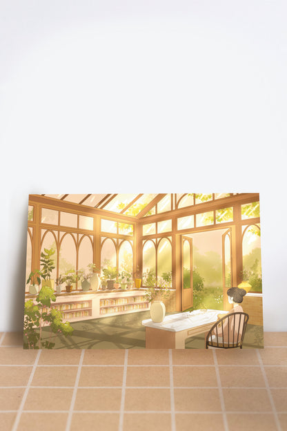 Greenhouse Study Art Print