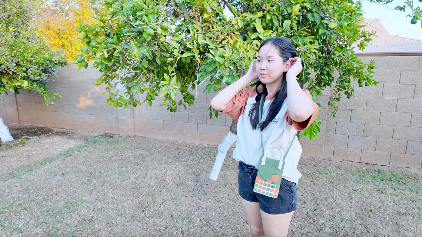 Orange Market Bag