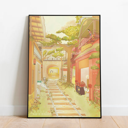 Spirited Train Poster
